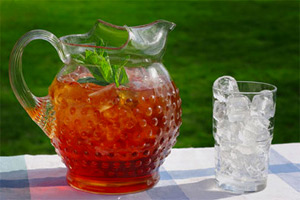 Thé glacé amandes citronnées