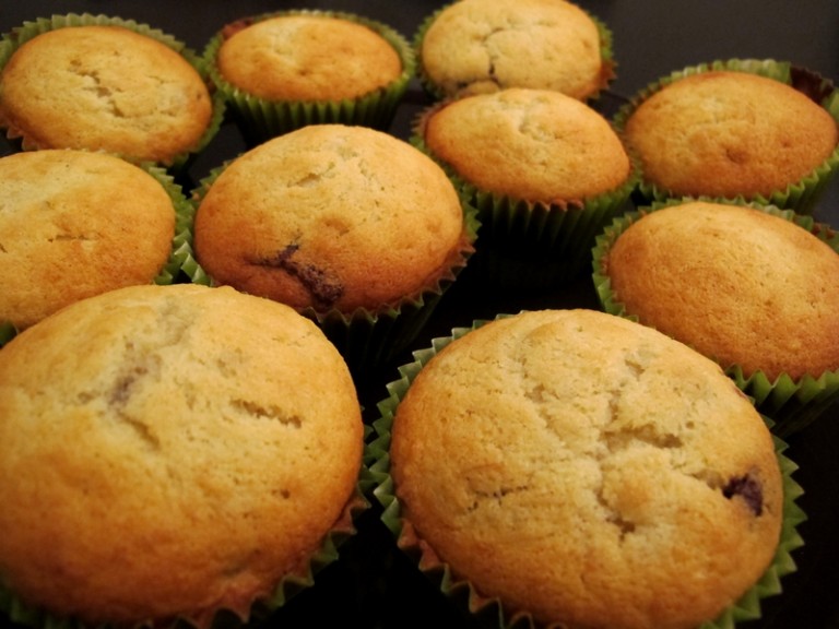 Cuisiner des muffins maison banane choco nutella